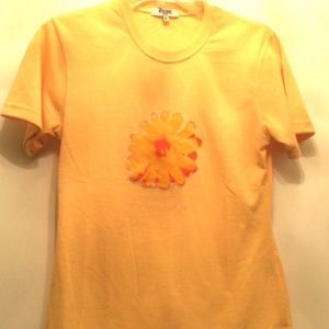 Moschino Jeans yellow daisy flower tshirt